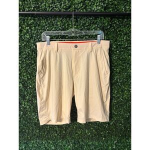 Redvanly Shorts Medium Pale Khaki Hanover Pull On Performance Golf Chino Stretch